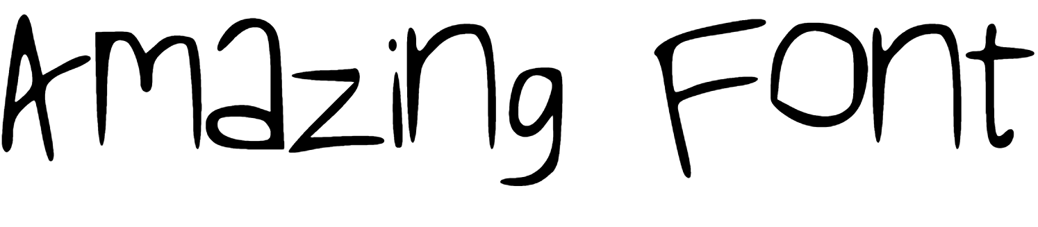 Amazing Font Download