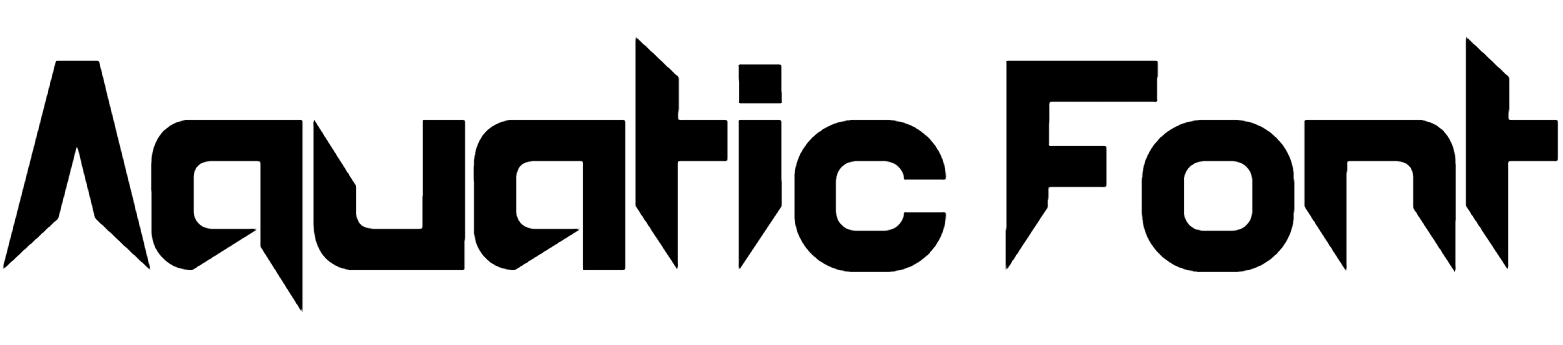 Aquatic Font Download