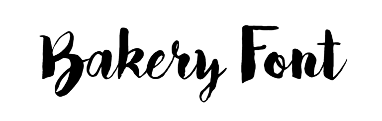 Bakery Brush Font Download
