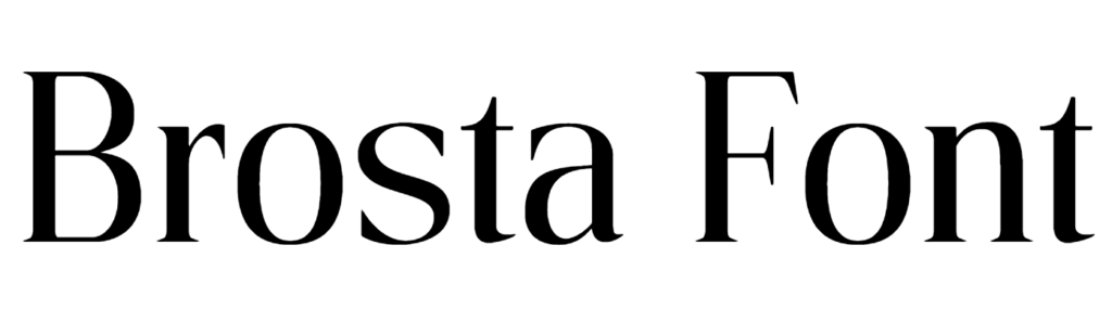 Brosta Font | DafontStyle