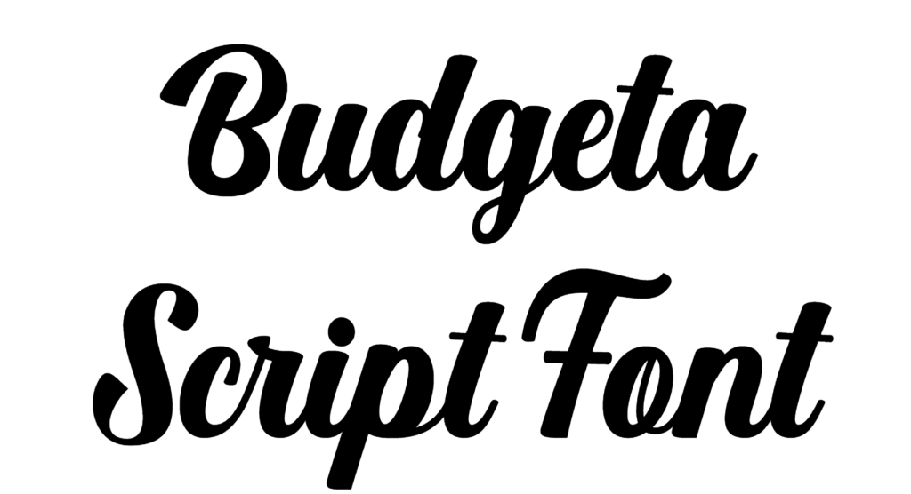 Budgeta Script Font | DafontStyle