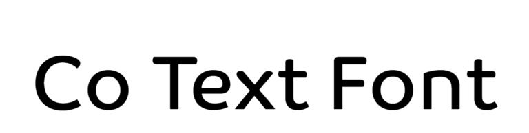 Co Text Font Download