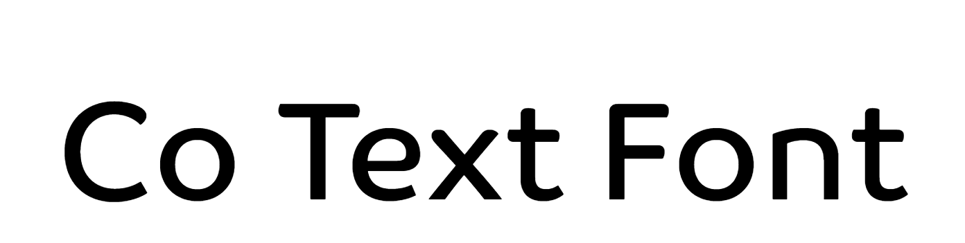 Co Text Font Download