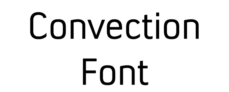 Convection Font Download