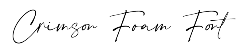Crimson Foam Font Download