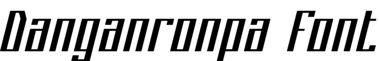 Danganronpa Font Download