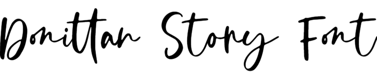 Donittan Story Font Download