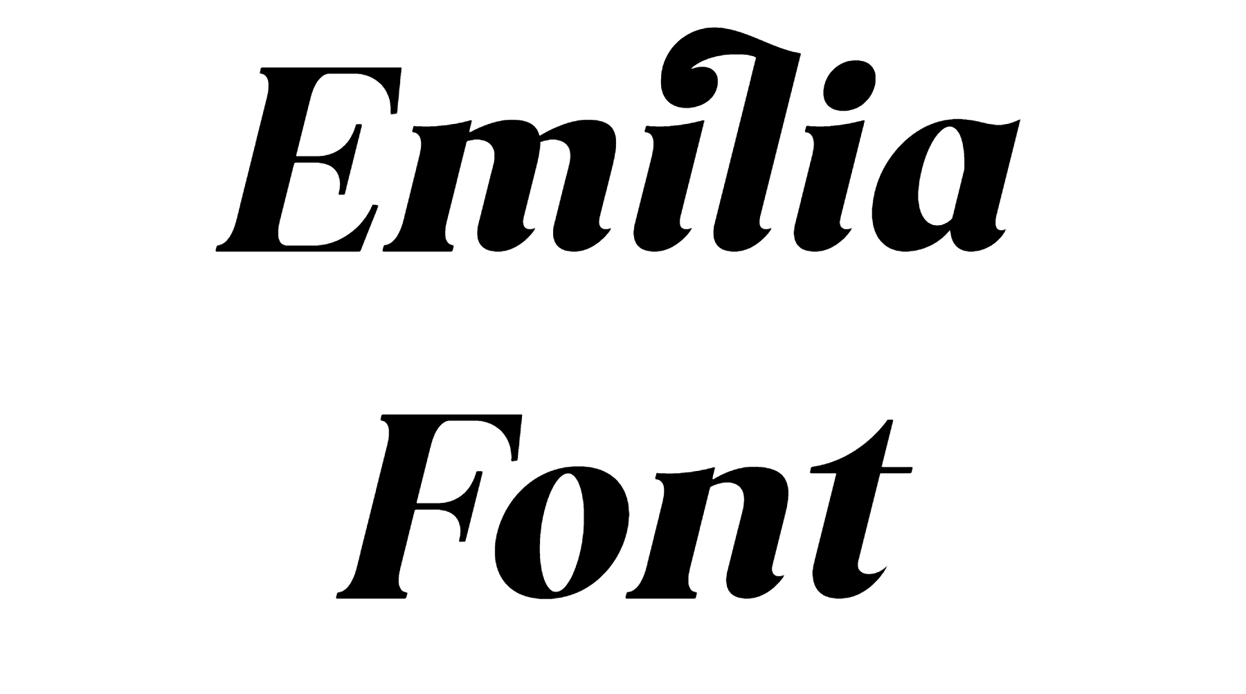 Emilia Font Download
