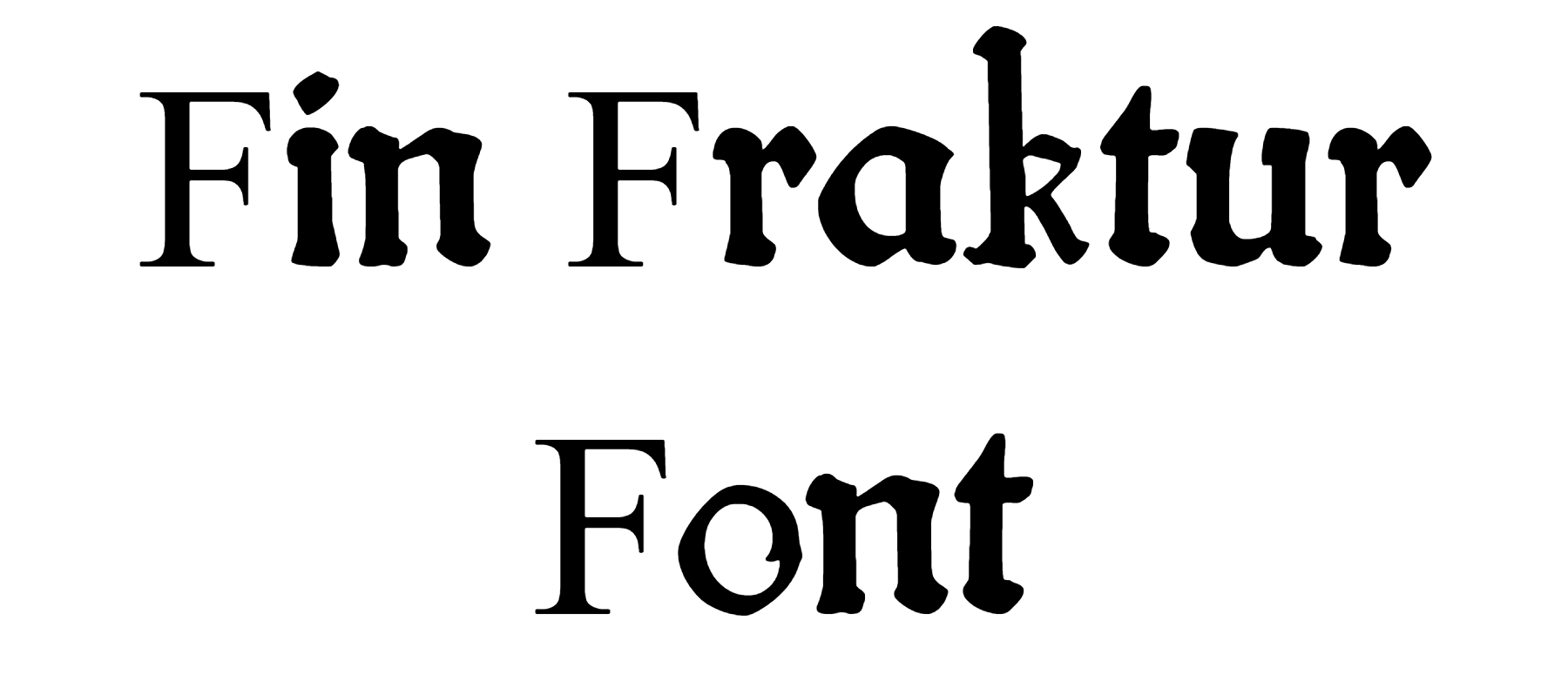 Fin Fraktur Font Download