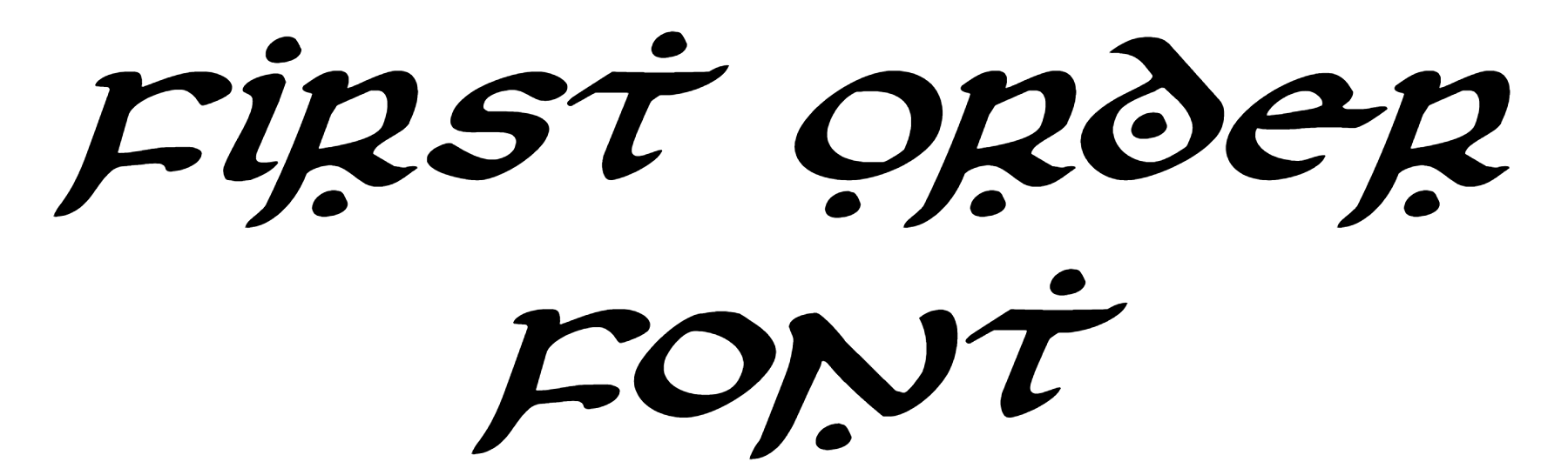 First Order Font Download