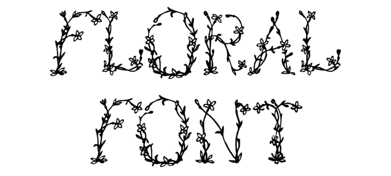 Floral Font Download