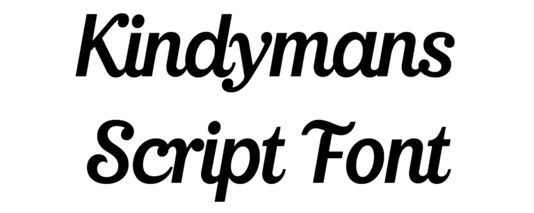 Kindymans Script Font Download