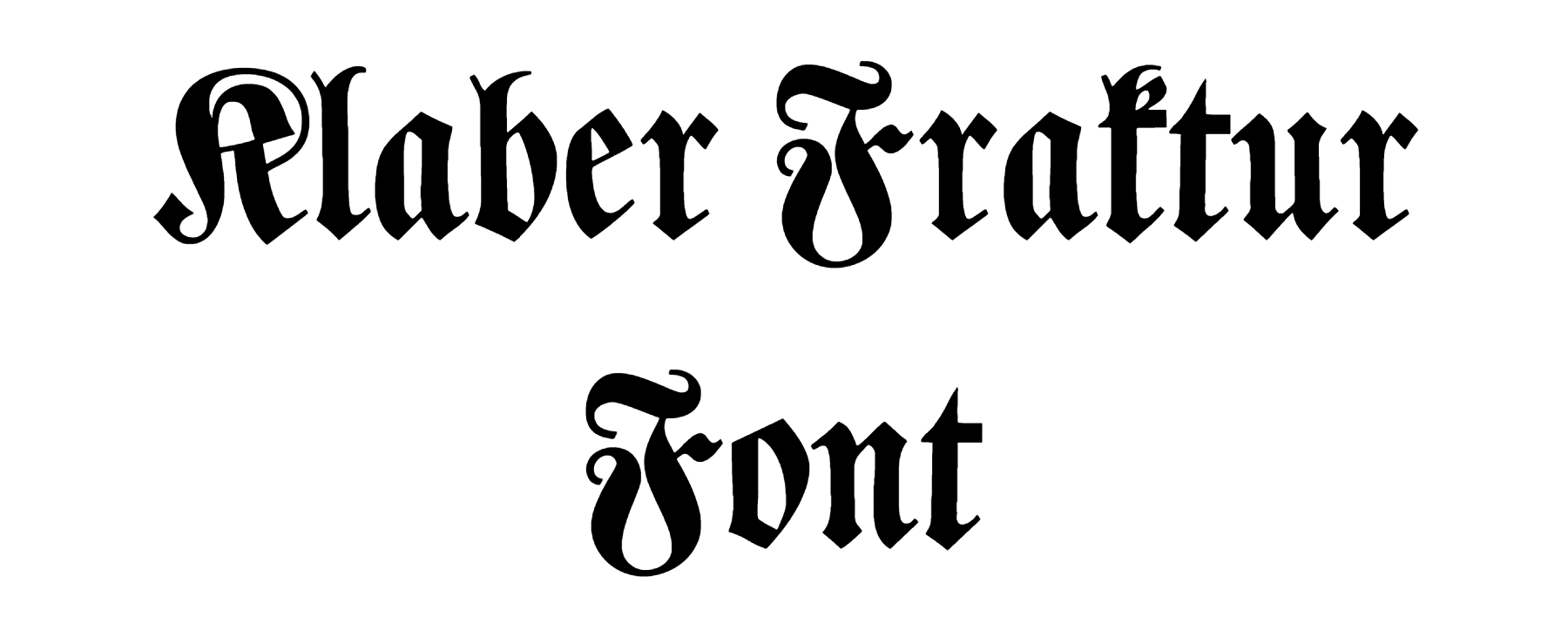 Klaber Fraktur Font Download