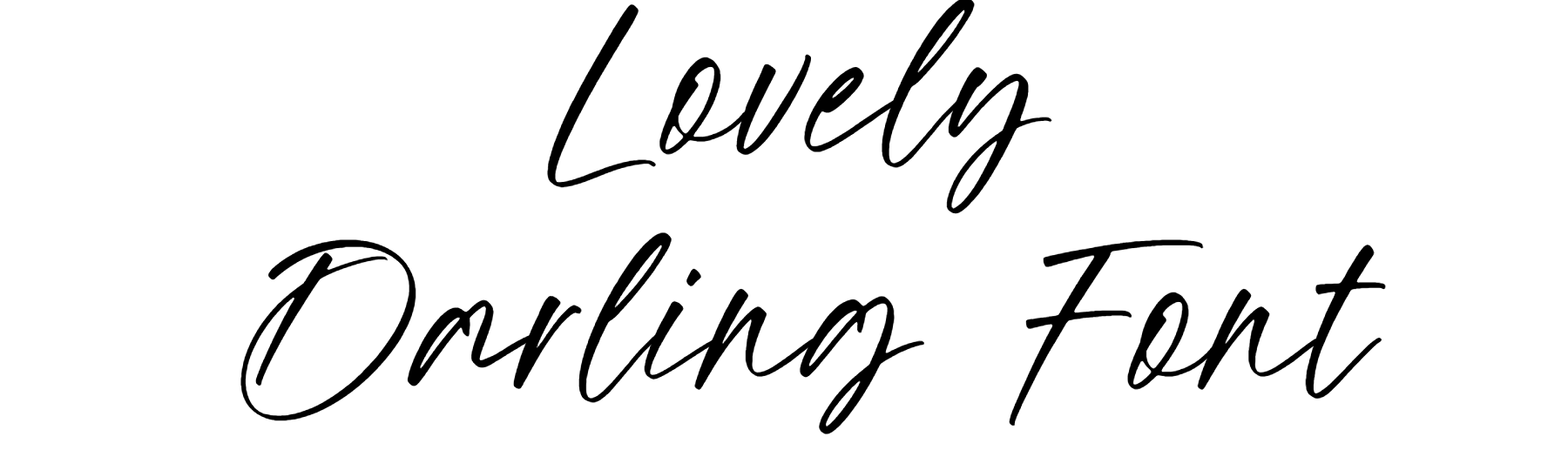 Lovely Darling Font Download