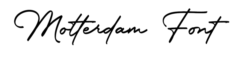 Motterdam Font Download