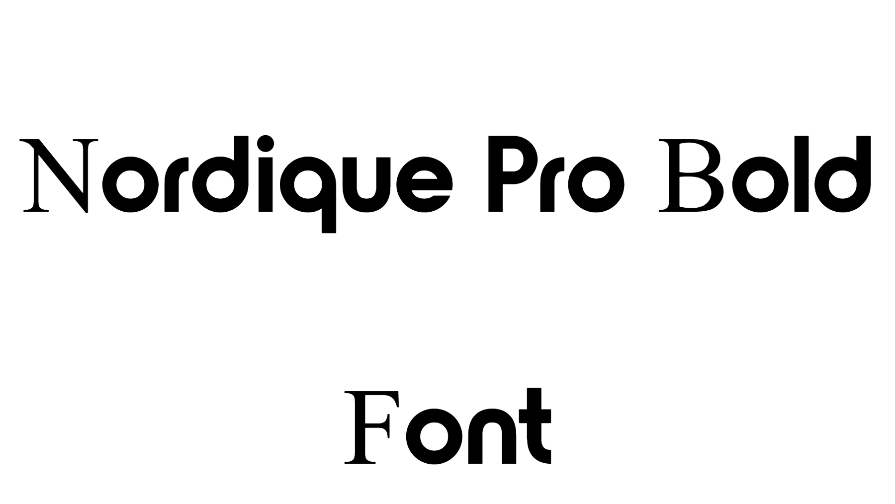 Nordique Pro Bold Font Download
