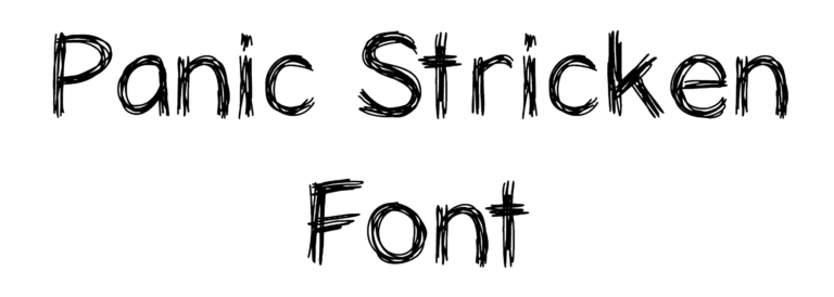 Panic Stricken Font Download