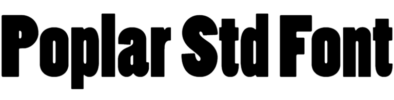 Poplar Std Font Download