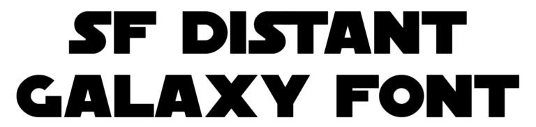 SF Distant Galaxy Font Download