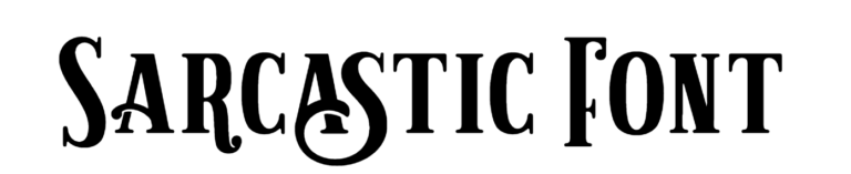 Sarcastic Font Download
