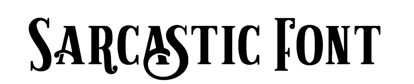 Sarcastic Font Download