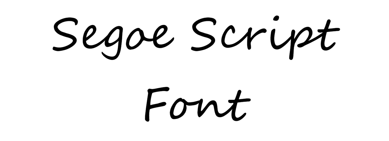 Mercy In Segoe Script Segoe Script Font | DafontStyle