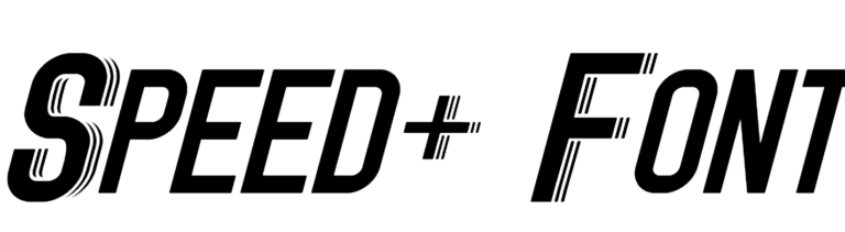 Speed+ Font Download