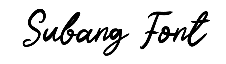 Subang Font Download