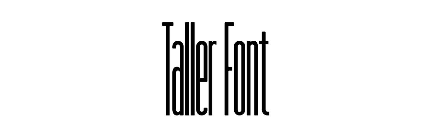 Taller Font Download