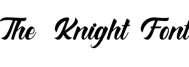 The Knight Font Download