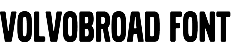 VolvoBroad Font Download