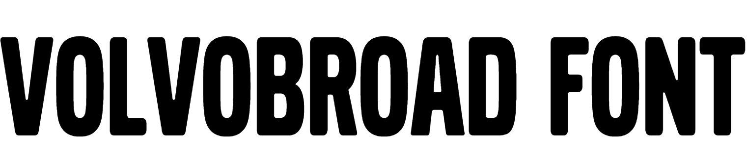 VolvoBroad Font Download