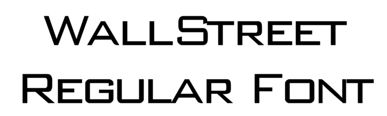 WallStreet Regular Font Download