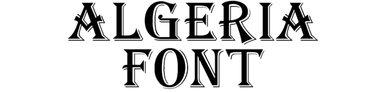Algeria Font Download