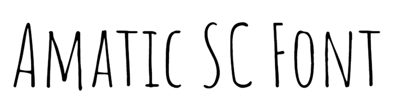 Amatic SC Font Download
