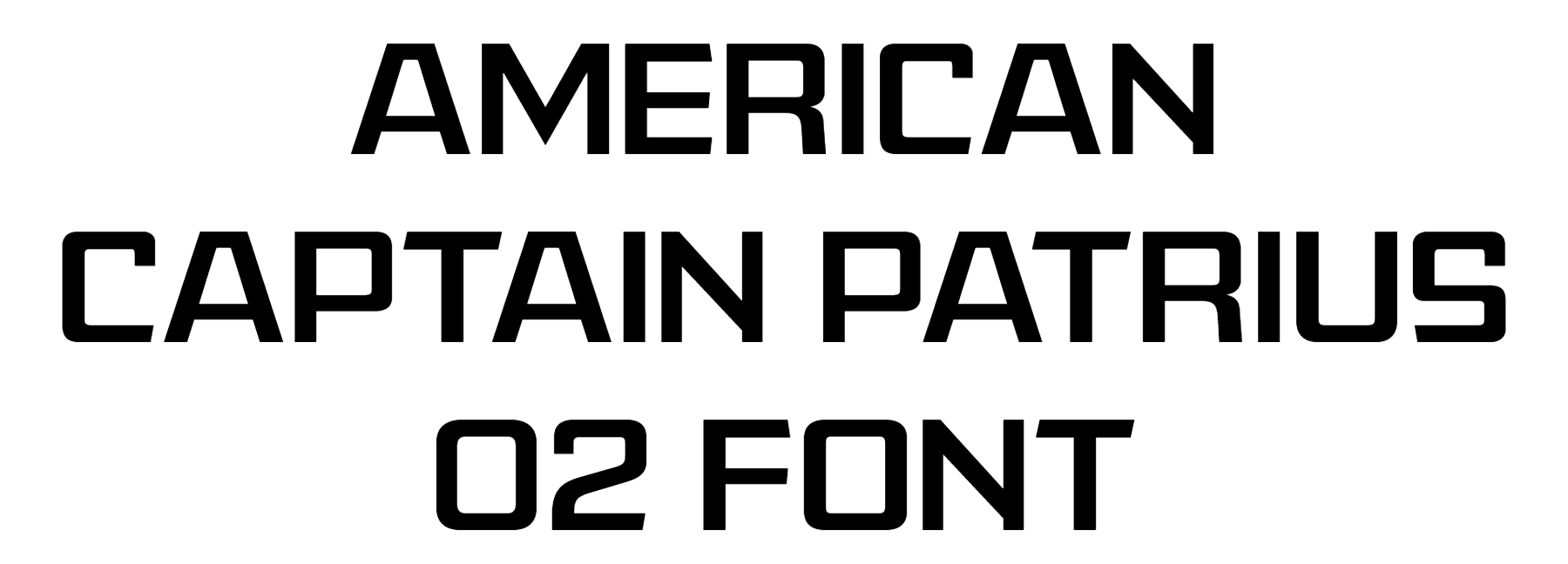 American Captain Patrius 02 Font free Download
