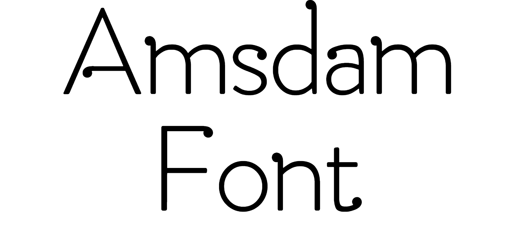 Amsdam Font Download