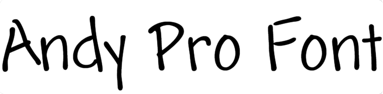 Andy Pro Font Download
