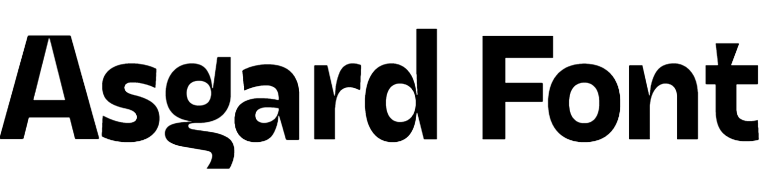 Asgard Font | DafontStyle