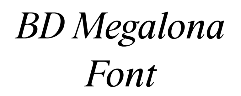 BD Megalona Font Download
