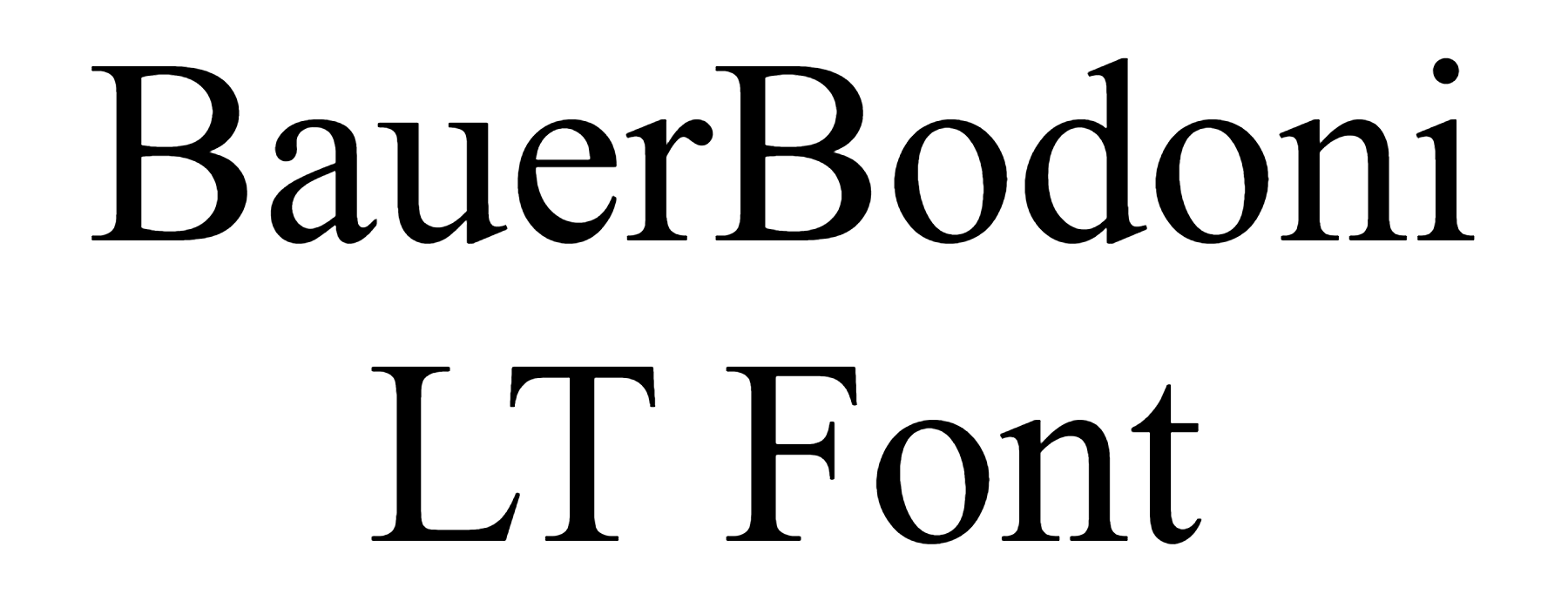 BauerBodoni LT Font free Download