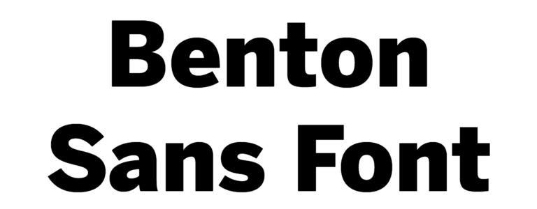 Benton Sans Font Download