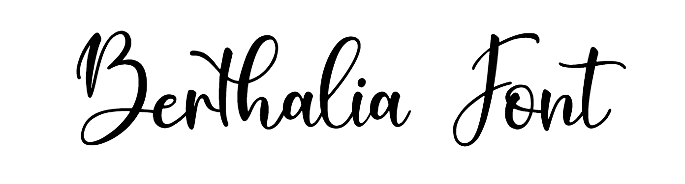 Berthalia Font Download