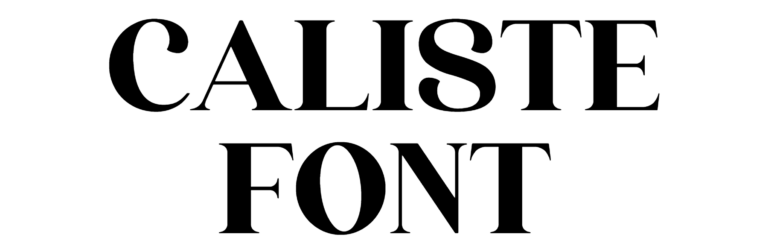 Caliste Font Download