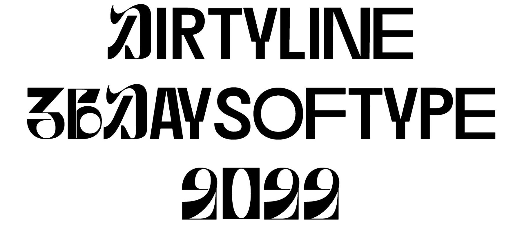 Dirtyline Font Download, Dirtyline 36Daysoftype 2022 Font