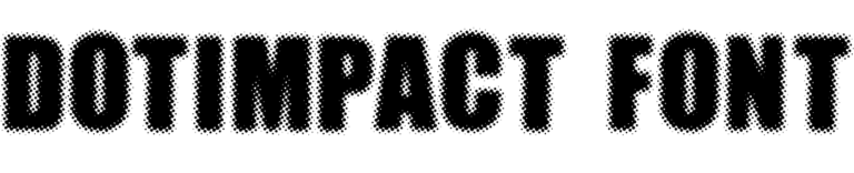 Dotimpact Font free Download