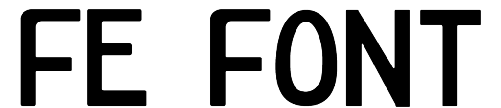 FE Font | DafontStyle