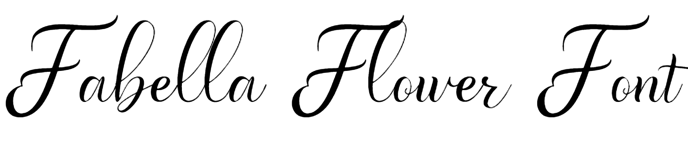 Fabella Flower Font Download