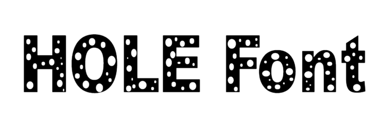 HOLE Font Download