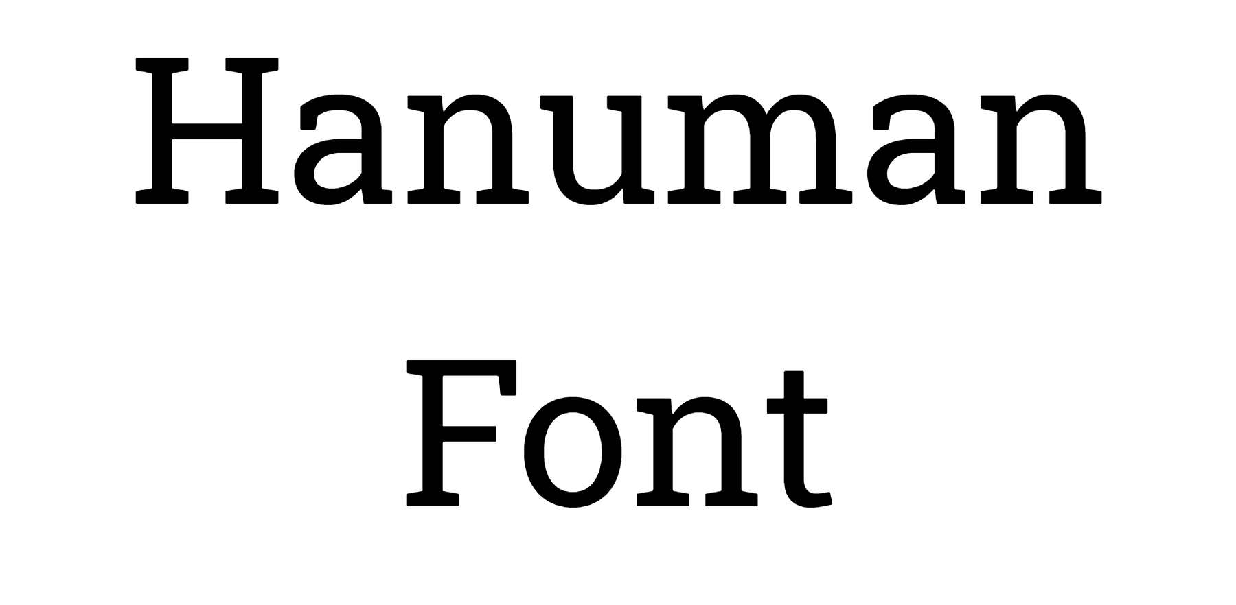 Hanuman Font free Download